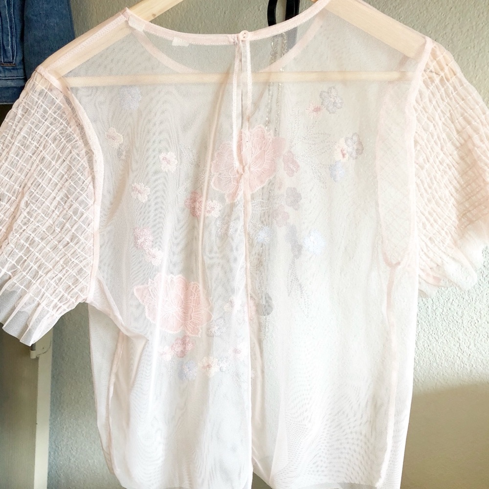 ASOS mesh blouse - Picture 2 of 3